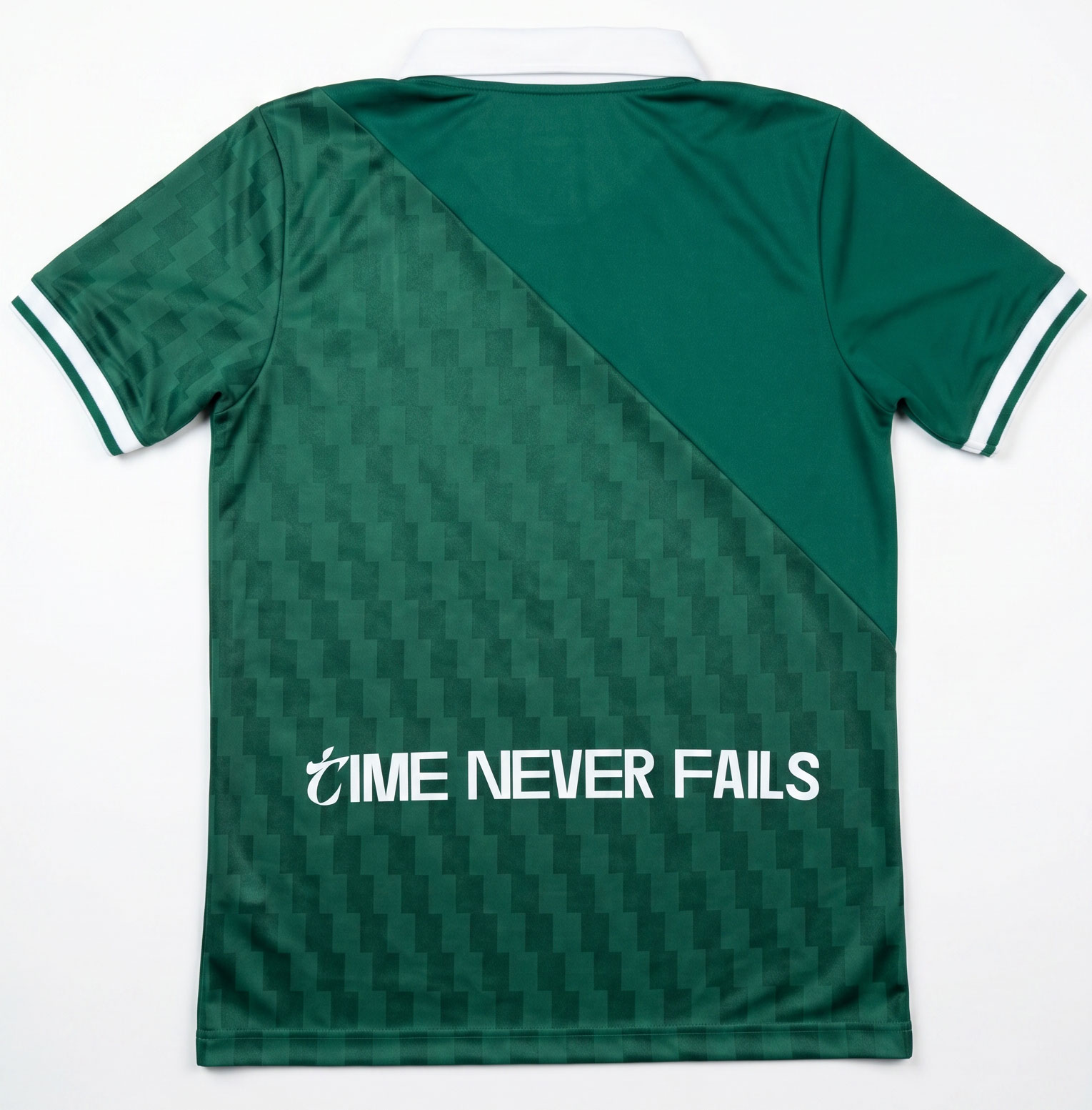 Time Never Fails Football Jersey — back